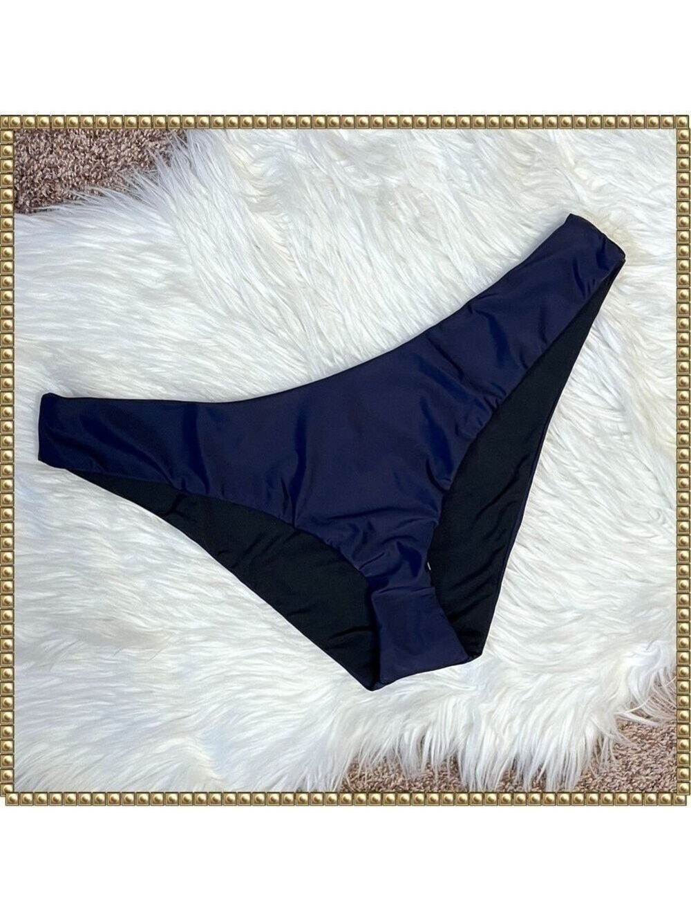 J Crew Navy Bikini Bottom Swimsuit XXL
